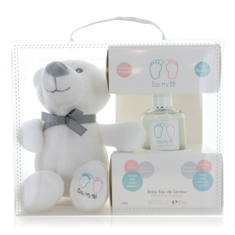 Set de perfume Disney Eau My BB Baby Eau De Senteur con osito de peluche 60 ml