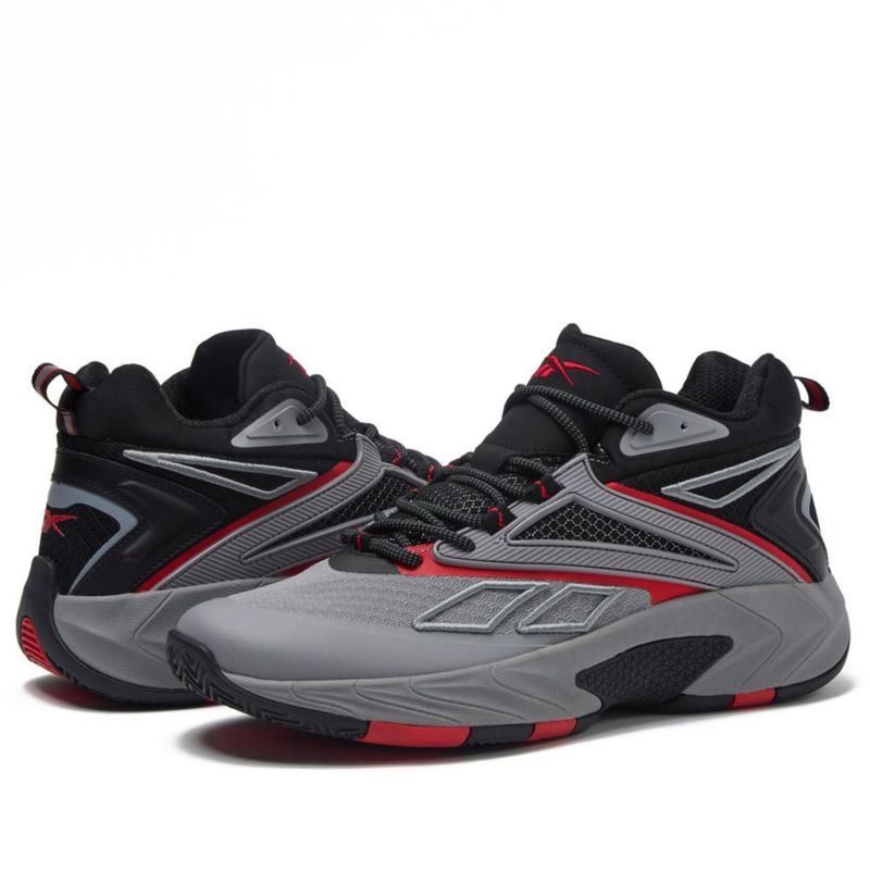 Zapatillas Reebok Zone Breaker 10 Aleación/Negro/Rojo