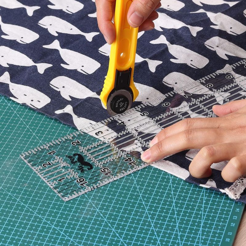 Regla Mr. Pen 43x3 cm Acrílica Antideslizante para Costura