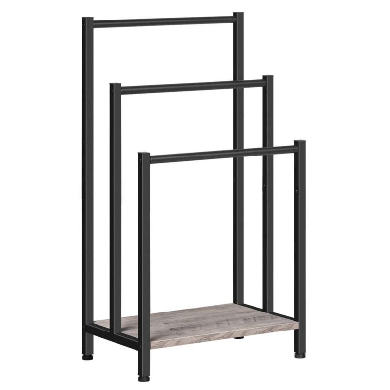 Toallero HOOBRO 43 cm x 28 cm x 81 cm Greige y Negro