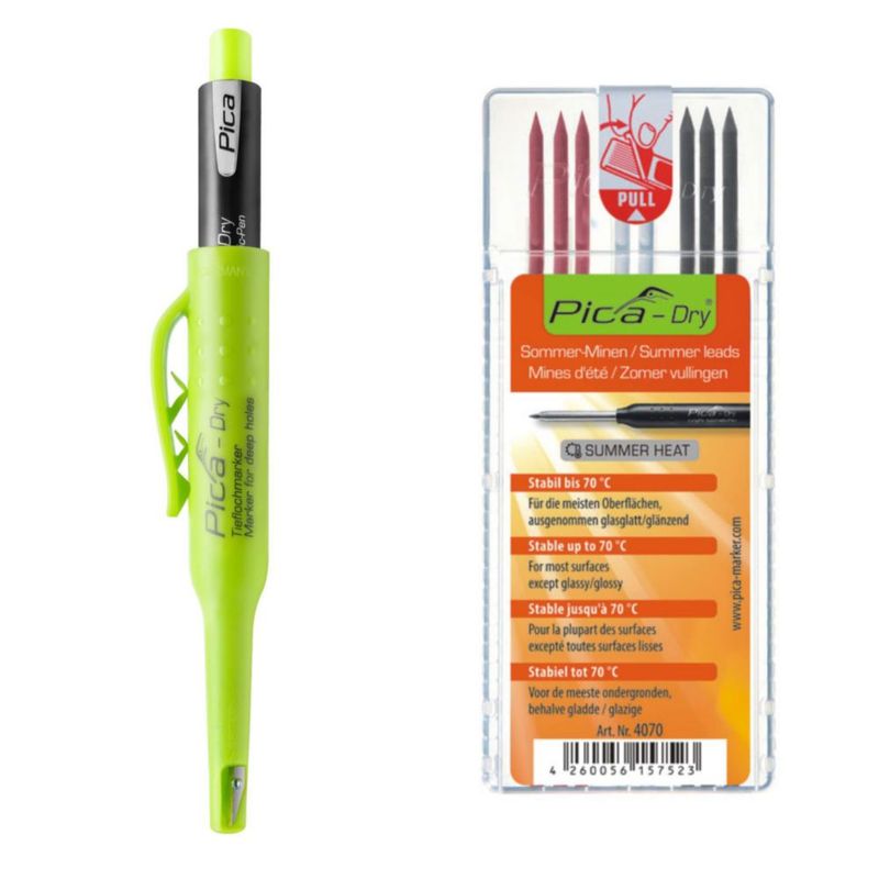 Marcador Pica 3030 + Set de Recargas 4070 Verano Calor