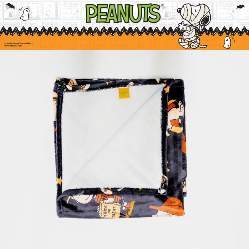 Manta Franco Snoopy 117 cm x 152 cm Diseño Halloween
