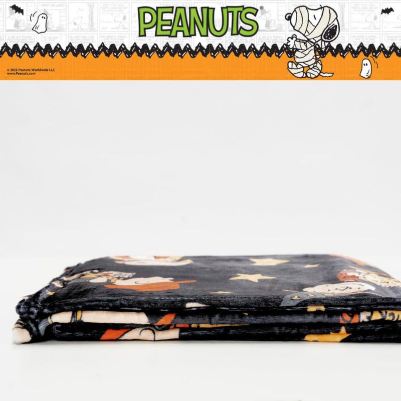 Manta Franco Snoopy 117 cm x 152 cm Diseño Halloween