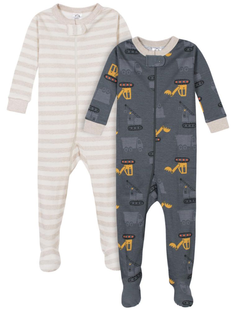Pijamas Gerber 12 meses Pack de 2 Camión volquete gris