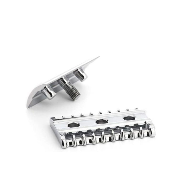 Maquinilla de afeitar de seguridad MÜHLE Grande R41 peine abierto cromo