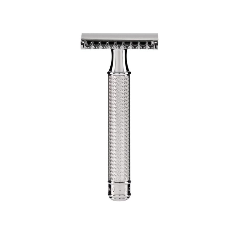 Maquinilla de afeitar de seguridad MÜHLE Grande R41 peine abierto cromo