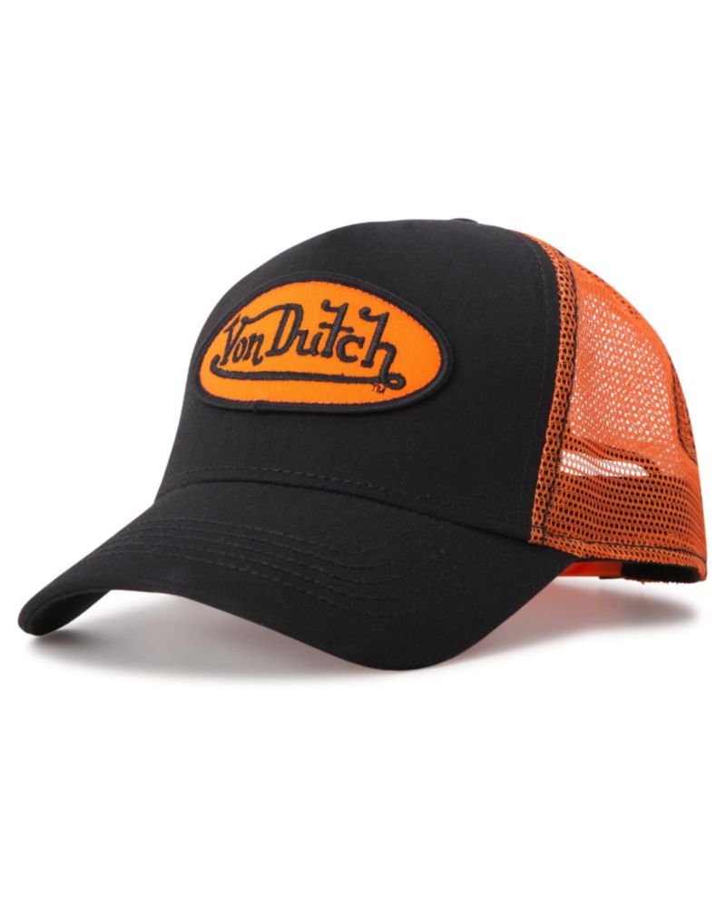 Gorra Trucker Von Dutch con Bloque de Color Malla y Cierre Snapback
