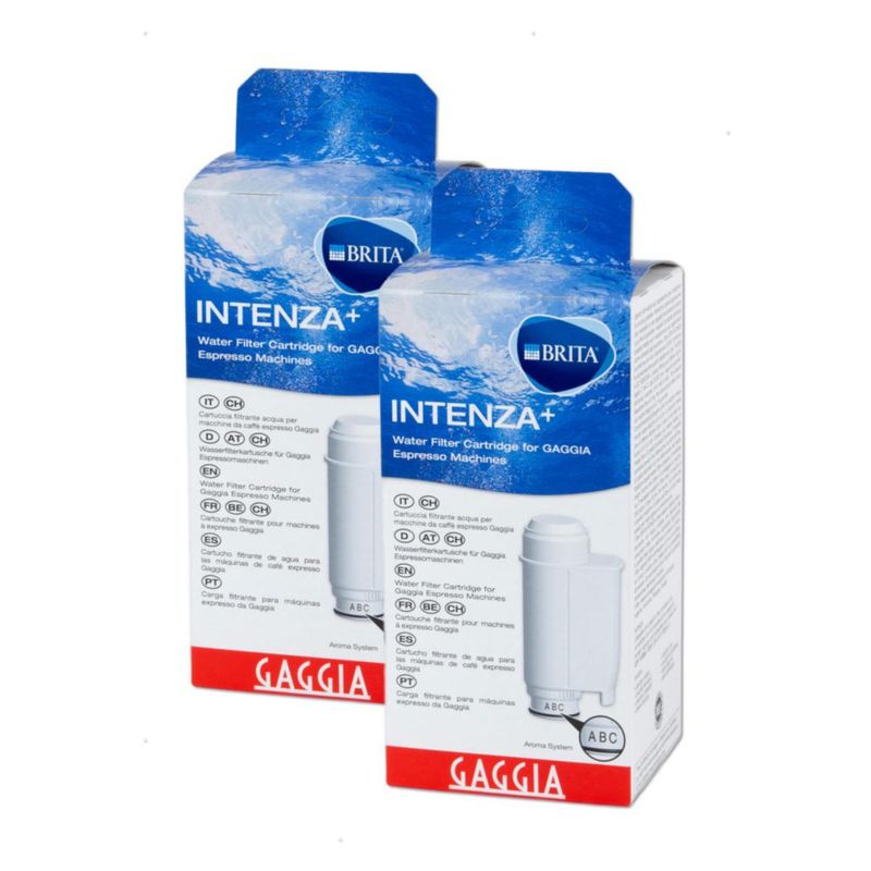 Filtro de agua Gaggia Intenza para máquinas de café espresso paquete doble