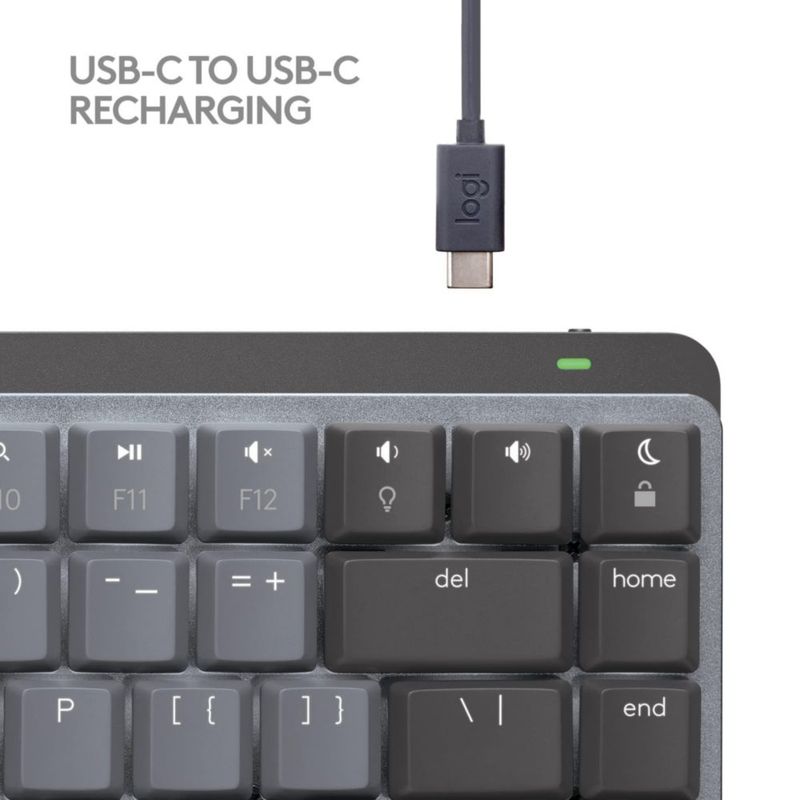 Teclado Logitech MX Mechanical Mini para Mac inalámbrico gris
