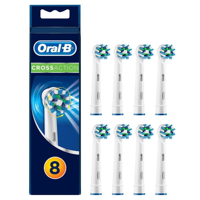 Cabezales de cepillo de dientes Oral-B CrossAction de repuesto paquete de 8