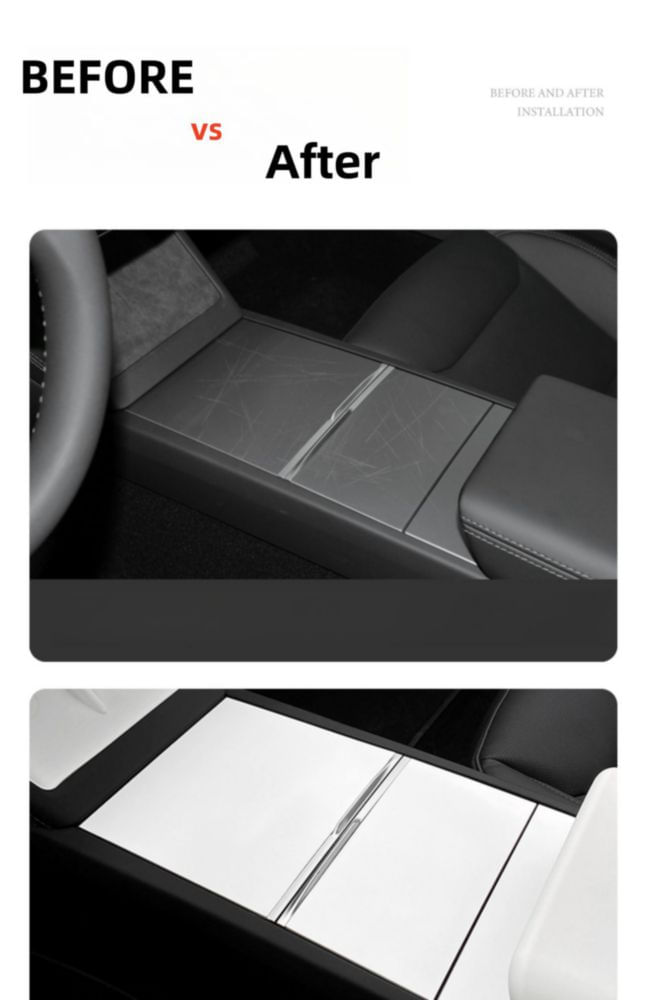 Cubierta de consola frani 5 piezas para Tesla Model 3 Highland y Model Y Juniper