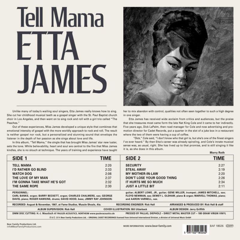 Disco de vinilo Bear Family Records – Tell Mama