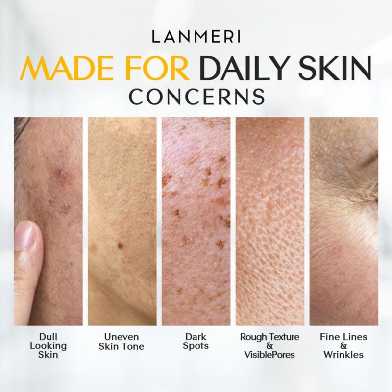 Suero Facial Lanmeri 30 ml Vitamina C y Ácido Hialurónico