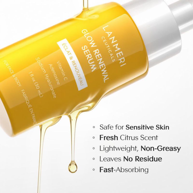 Suero Facial Lanmeri 30 ml Vitamina C y Ácido Hialurónico