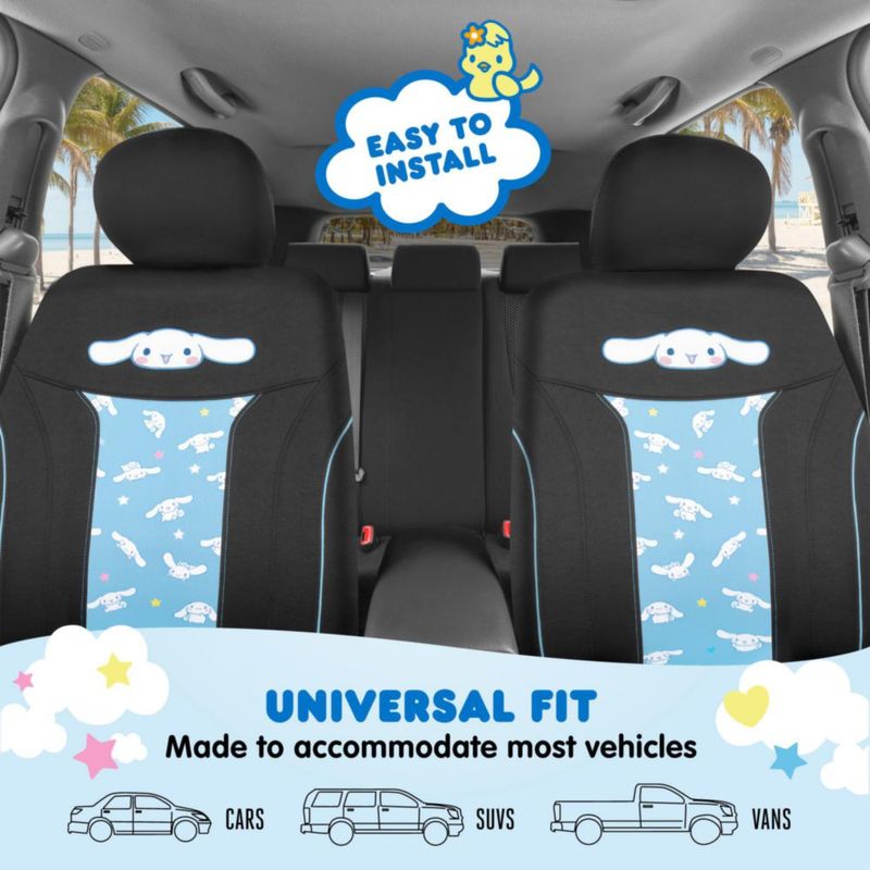 Funda de asiento de coche Carbella Cinnamoroll con diseño Sanrio