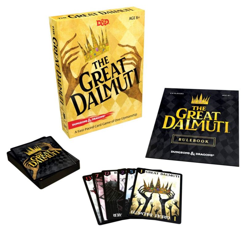 Juego de cartas Dungeons & Dragons The Great Dalmuti 8+ Years