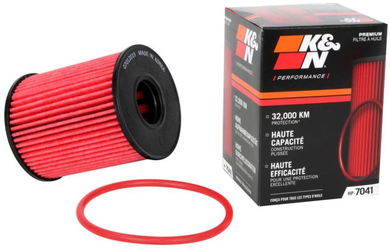 Filtro de aceite K&N HP-7041 32000 km de alta eficiencia