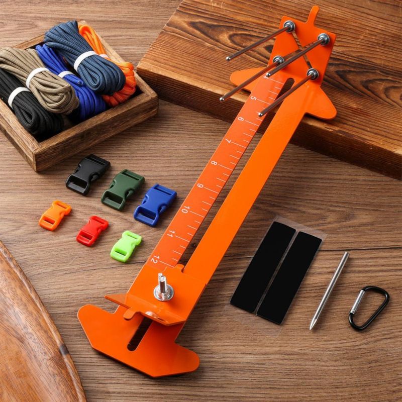 Kit de Collar para Perro con Plantilla de Paracord KOKKOYA 10‑33 cm