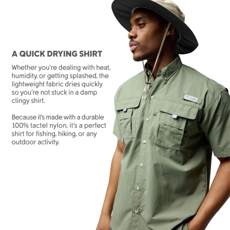 Camisa de Pesca Columbia PFG Bahama II de Manga Corta