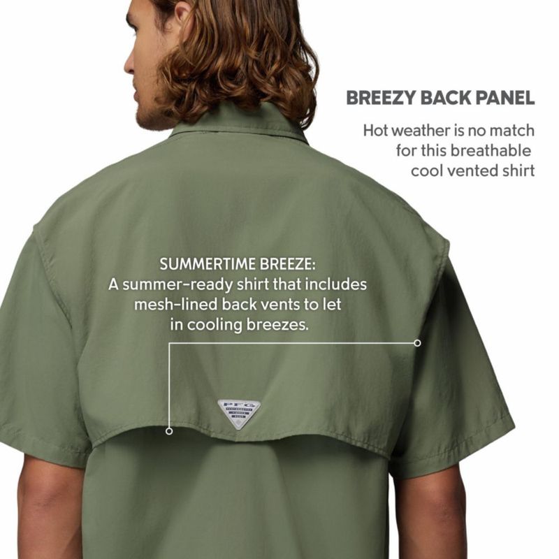 Camisa de Pesca Columbia PFG Bahama II de Manga Corta