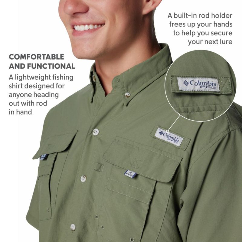 Camisa de Pesca Columbia PFG Bahama II de Manga Corta