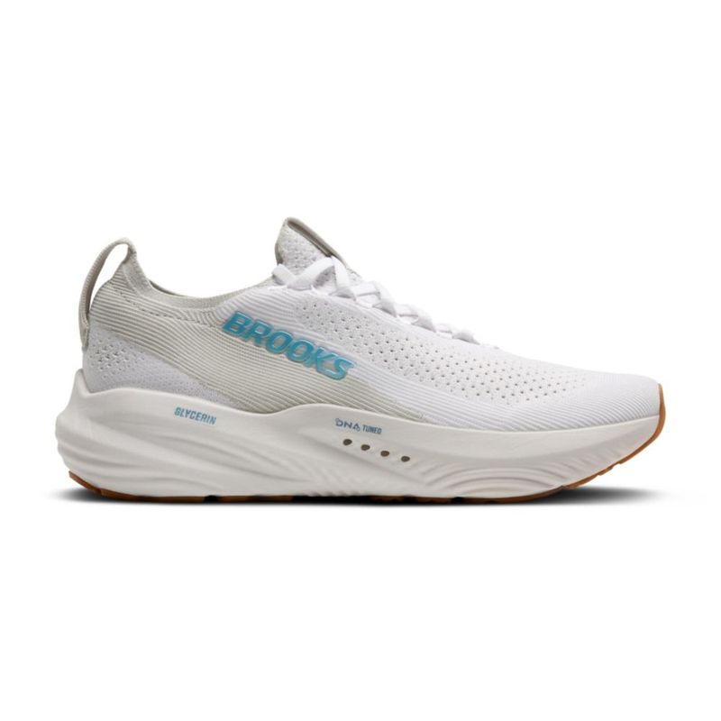 Zapatilla de running Brooks Glycerin 22 Blanca/Ostra/Azul 25 cm