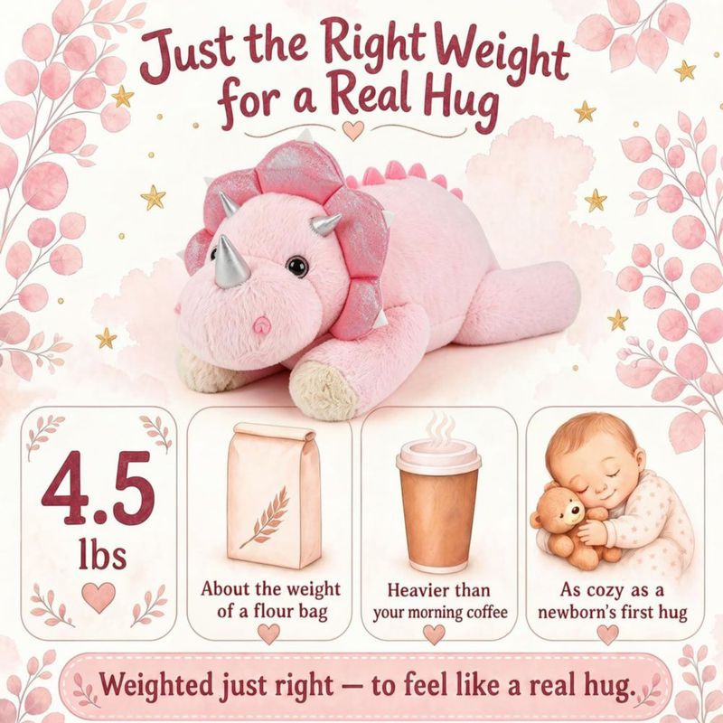 Almohada de Peluche con Peso – Dinosaurio gnomantic