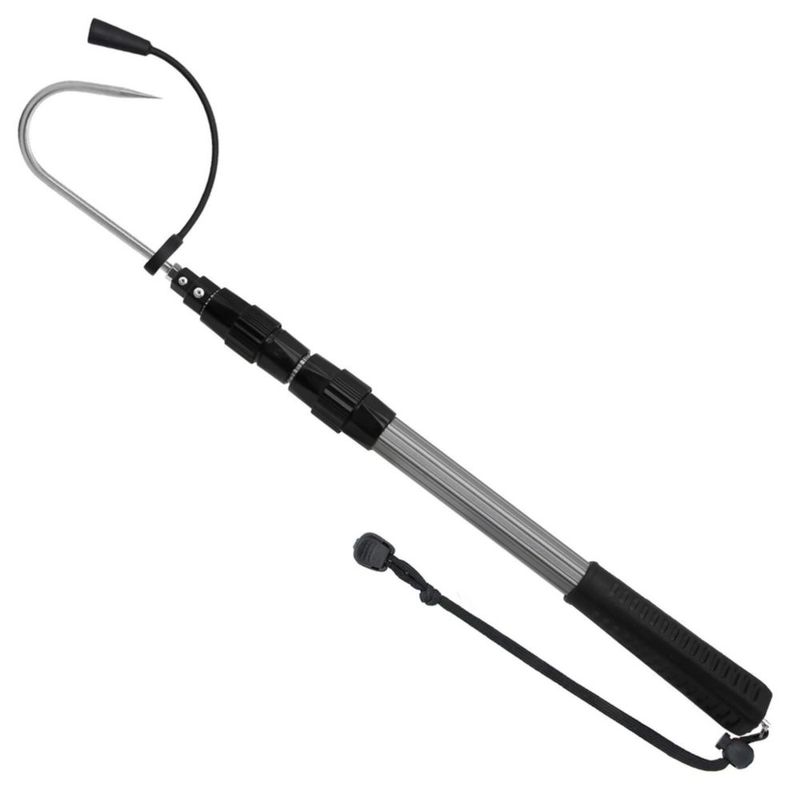 Gancho de pesca SANLIKE 150 cm telescópico de acero inoxidable