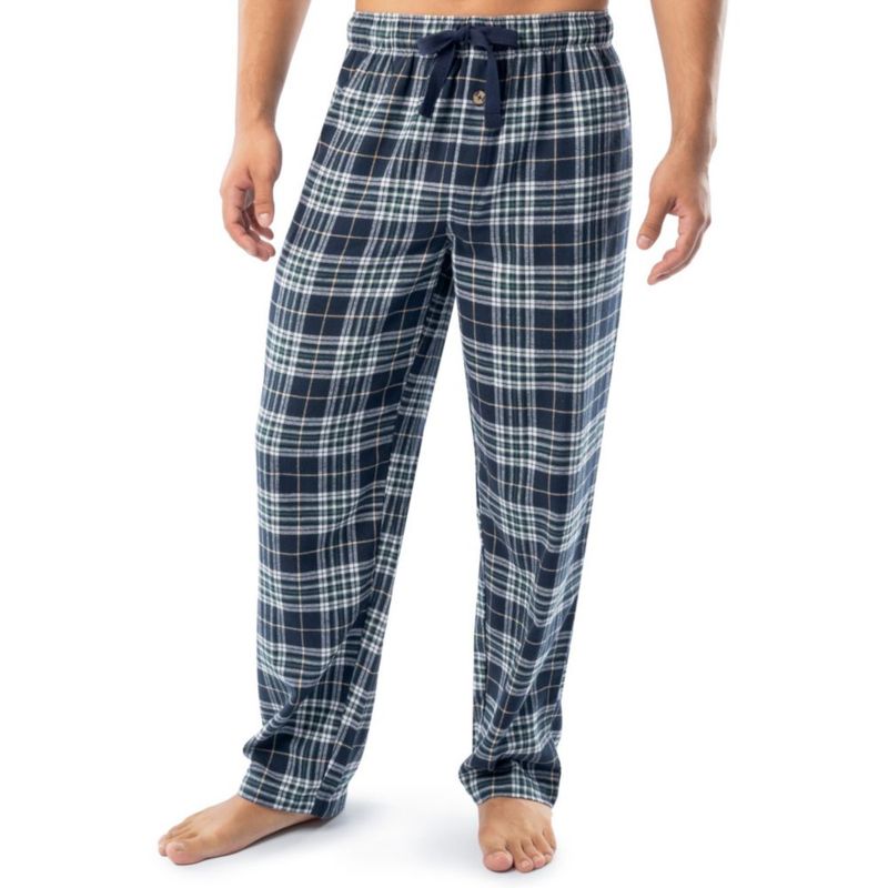 Pijama Fruit of the Loom talla grande verde y azul marino a cuadros