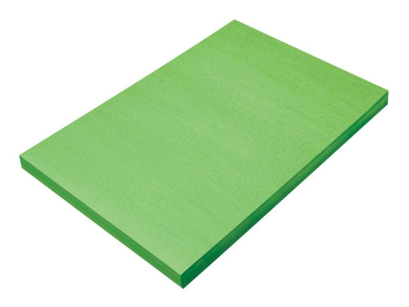 Papel de Construcción Prang 30x46 cm 100 Hojas Verde Brillante