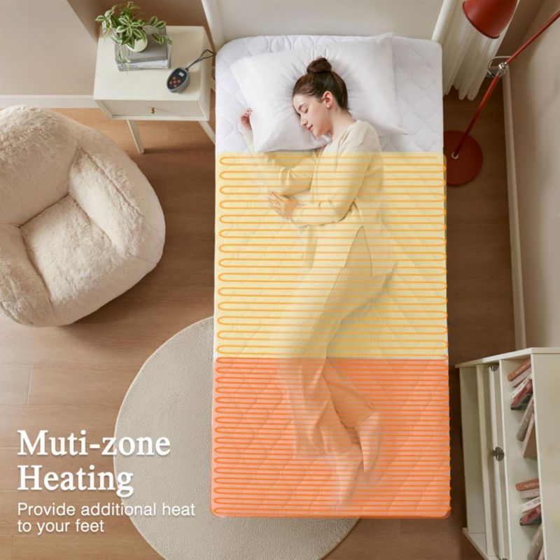 Almohadilla calefactable Beautyrest de algodón Twin 99 × 191 cm