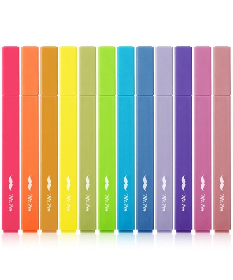 Marcadores Mr. Pen de colores surtidos (paquete de 12)