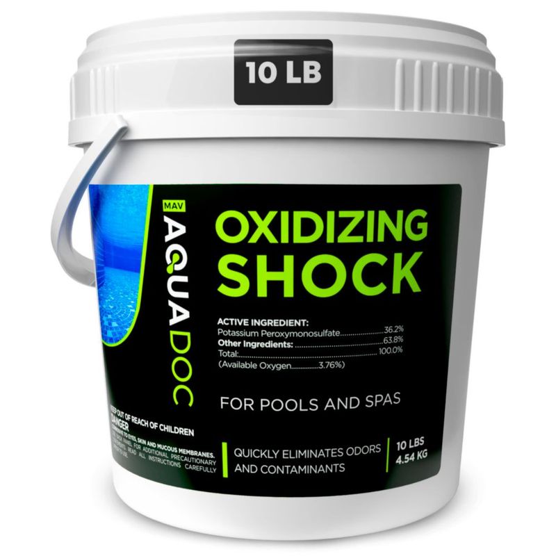 Shock oxidante para piscinas MAV AquaDoc 45 kg a base de oxígeno sin cloro