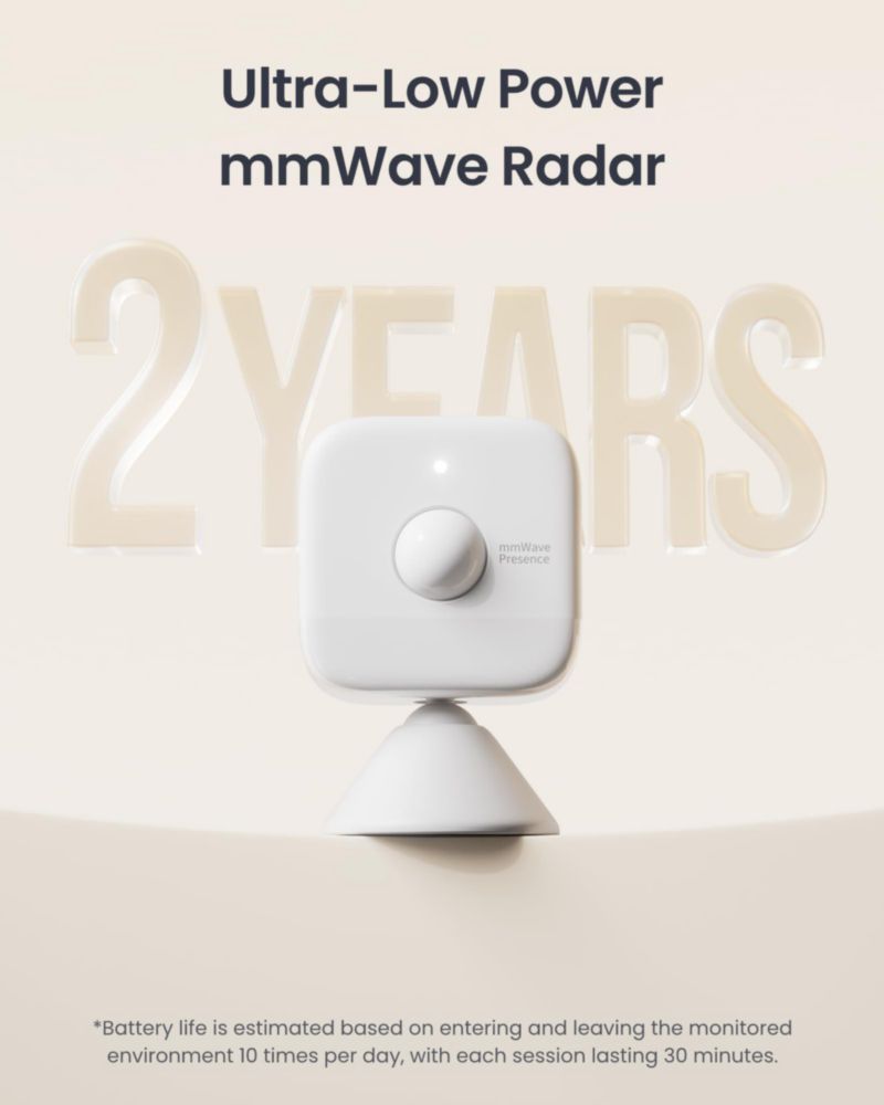 Sensor de presencia y movimiento inteligente con radar mmWave SwitchBot