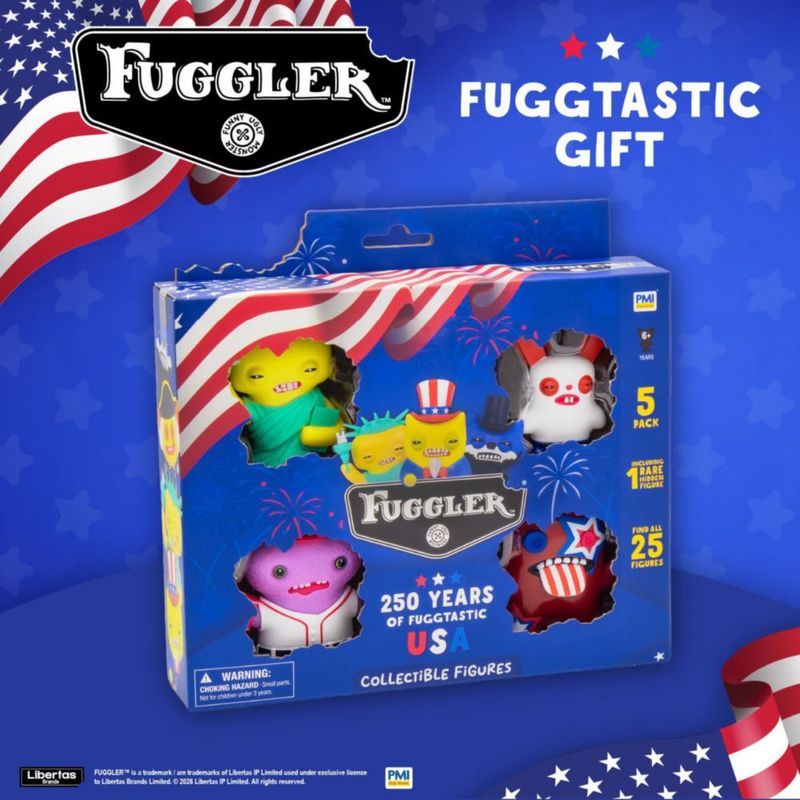 Figuras coleccionables P.M.I. Fuggler USA 250 paquete de 5