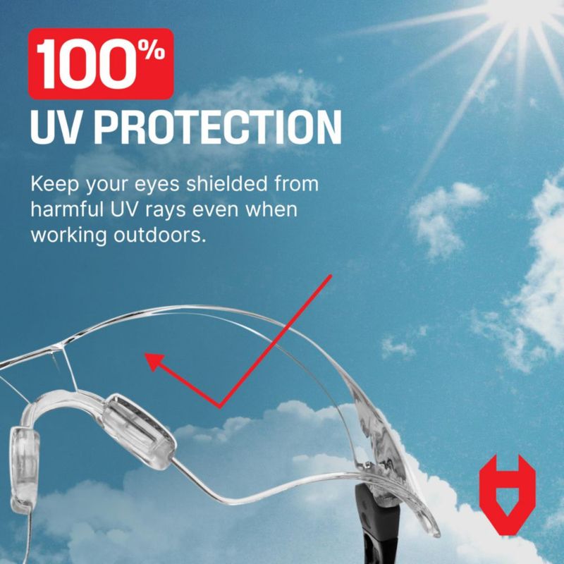 Gafas de tiro NoCry 506U transparentes con protección antivaho y UV