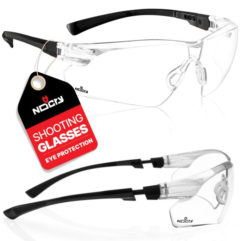 Gafas de tiro NoCry 506U transparentes con protección antivaho y UV