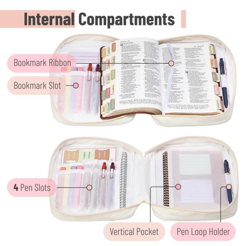 Funda para Biblia Mr. Pen de 27 x 21 x 5 cm con asa