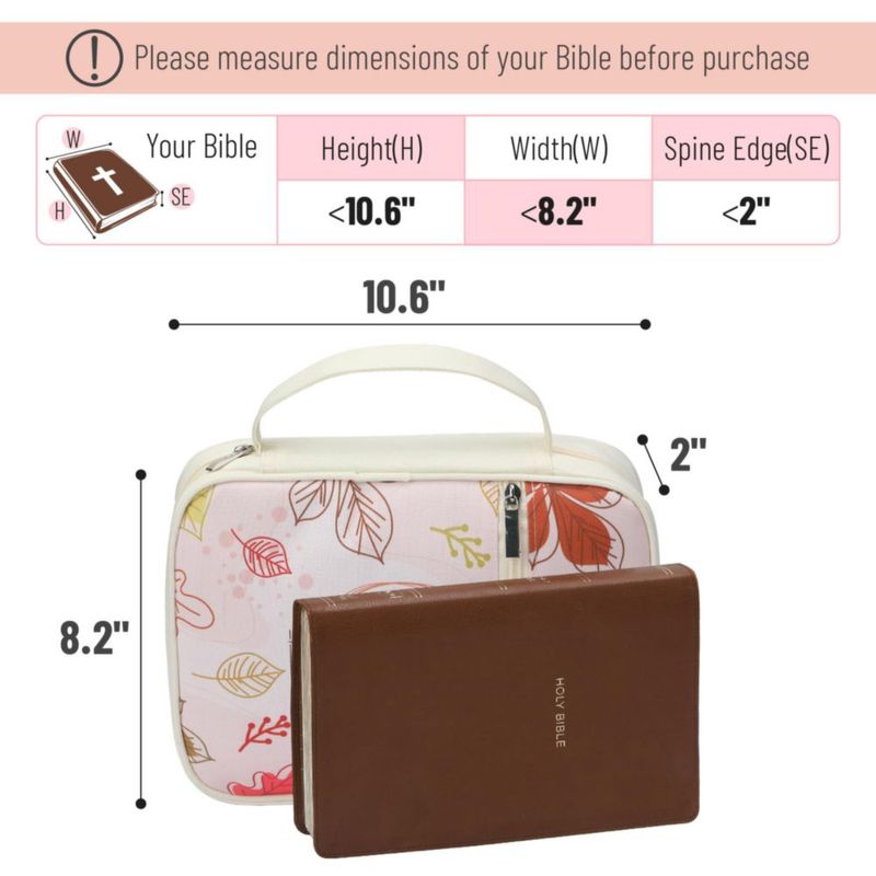 Funda para Biblia Mr. Pen de 27 x 21 x 5 cm con asa