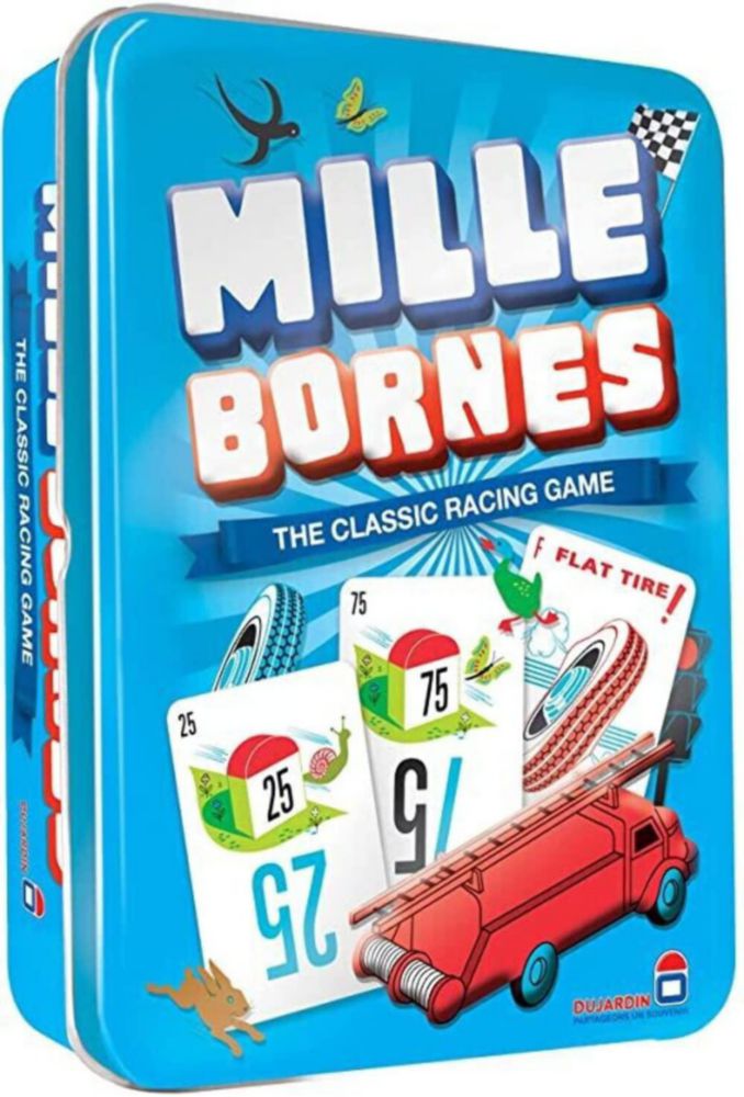 Juego de cartas Mille Bornes Classic Racing para 2-6 jugadores a partir de 7 años
