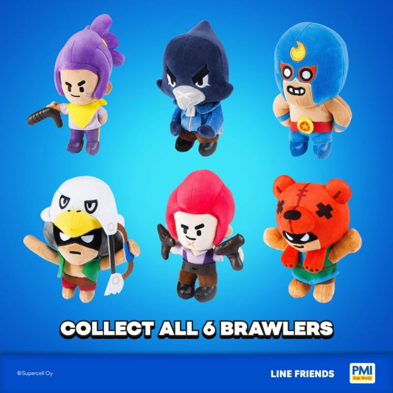 Peluche P.M.I. Brawl Stars 15 cm – Personaje aleatorio
