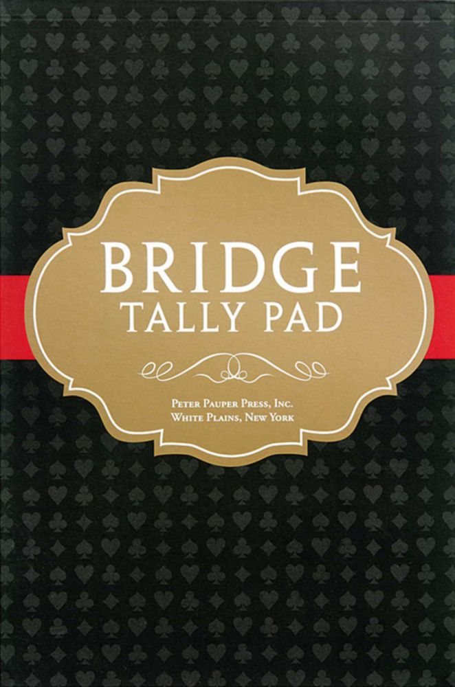 Bloc de registro para bridge PETER PAUPER PRESS 14x22 cm 50 hojas