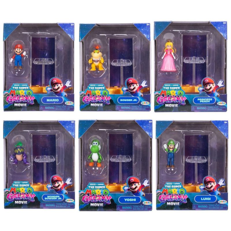 Mini figuras de 6 piezas THE SUPER MARIO BROS. MOVIE 15"
