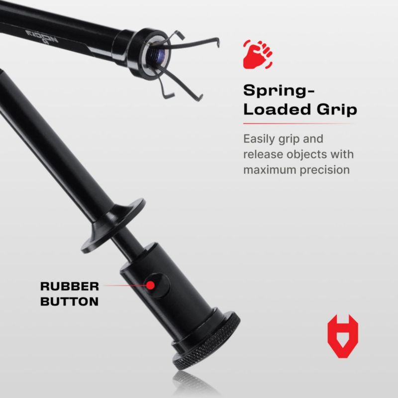 Herramienta de recogida NoCry 70 cm flexible con garra LED y imán de 23 kg