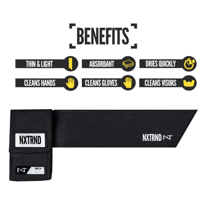 Toalla NXT NXTRND 61 cm Black Streamer Fútbol