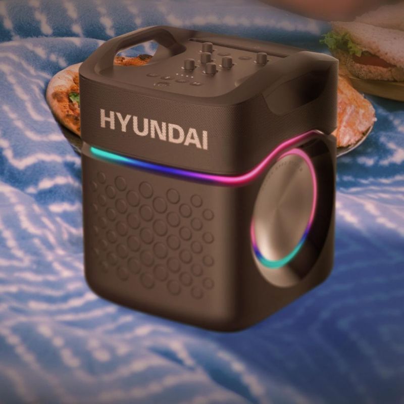 Bocina Party Pro Hyundai HYSPBT12 120 W RMS Bluetooth 5.3