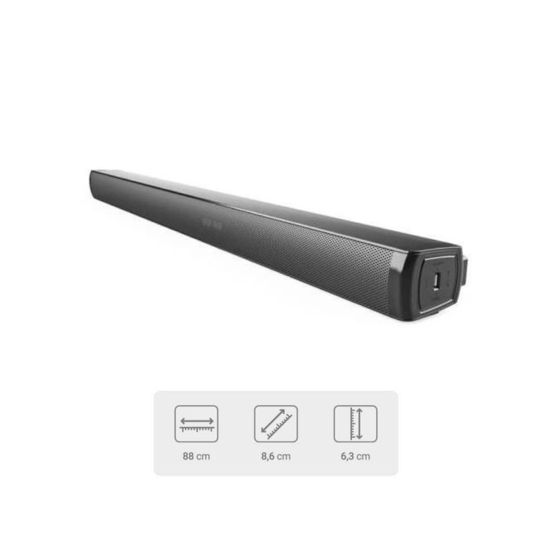 Barra de Sonido Hyundai HYSB336 80 W RMS Bluetooth HDMI