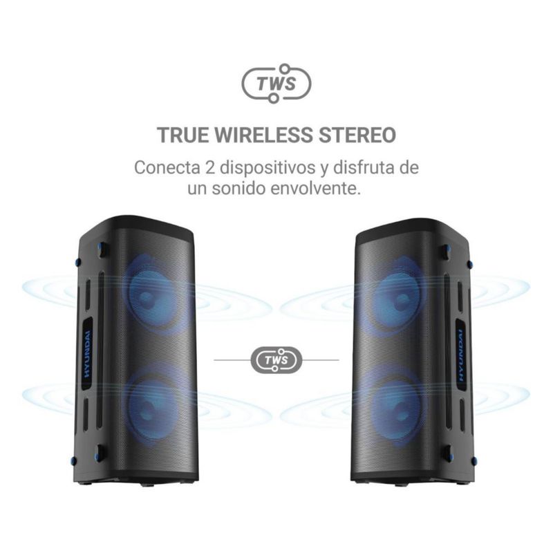 Bocina Multimedia Hyundai HYSPBT999 250 W RMS Bluetooth 5.3