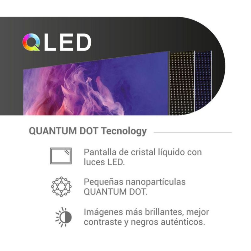 Pantalla 32 pulgadas Hyundai QLED HD HYLED3258QR con Roku TV