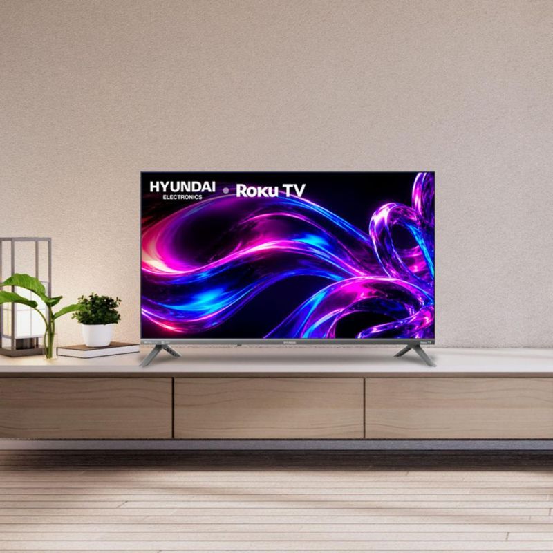 Pantalla 32 pulgadas Hyundai QLED HD HYLED3258QR con Roku TV